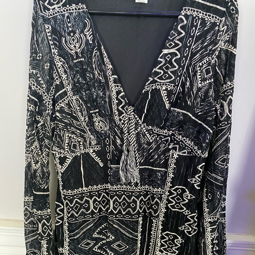 Venus long sleeved shirt dress